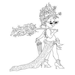 Umbrella (Objects) coloring page #172724 to print and color