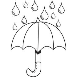 Umbrella (Objects) coloring page #172737 to print and color