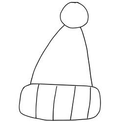 Winter Hat (Objects) coloring page #191293 to print and color