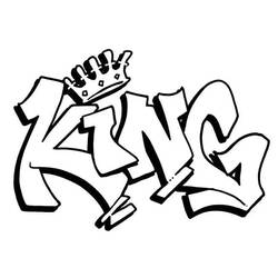 Graffiti - Free printable coloring pages