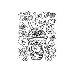 Starbucks - Free printable coloring pages