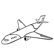 Plane (Transportation) coloring page #134836 to print and color