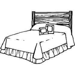 Dibujo Cama (Objetos) #168113 para imprimir y colorear