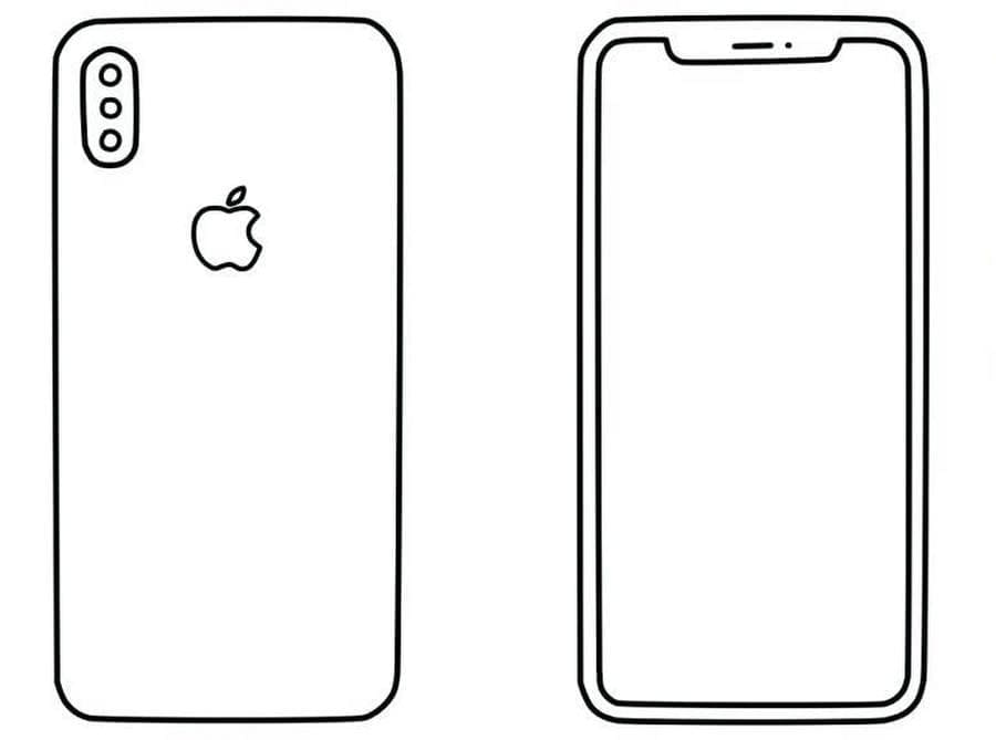 Coloriage gratuit iPhone et iPad #191799 de la collection Objets à imprimer
