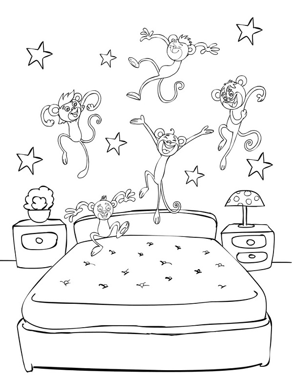 Coloriage gratuit Lit #168115 de la collection Objets à imprimer