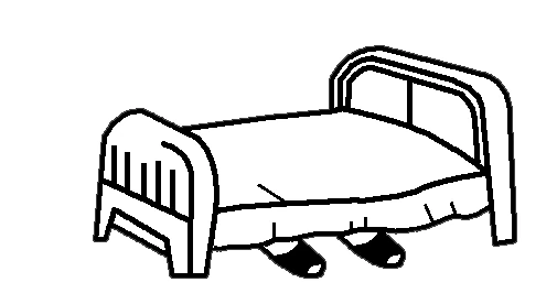 Coloriage gratuit Lit #168142 de la collection Objets à imprimer