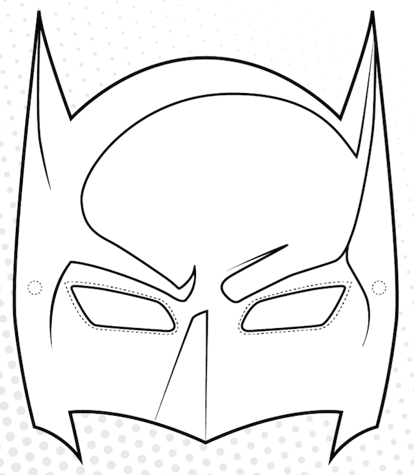 Coloriage gratuit Masque #120567 de la collection Objets à imprimer