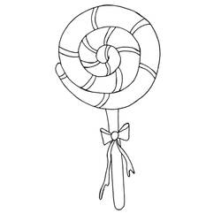 Coloriage Sucette (Alimentation et Nutrition) #213769 à imprimer et colorier