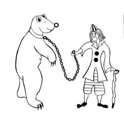 Coloriage Animaux de cirque (Animaux) #20821 à imprimer et colorier