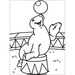 Coloriage Animaux de cirque (Animaux) #20879 à imprimer et colorier