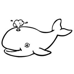 Coloriage Baleine (Animaux) #864 à imprimer et colorier