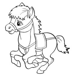 Cheval - Coloriages gratuits à imprimer