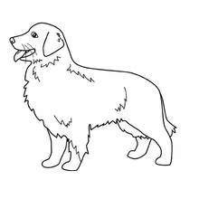 Coloriage Chien (Animaux) #7 à imprimer et colorier