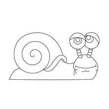 Coloriage Escargot (Animaux) #6525 à imprimer et colorier