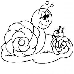 Coloriage Escargot (Animaux) #6562 à imprimer et colorier