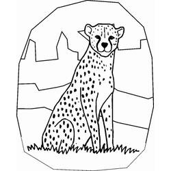 Coloriage Guépard (Animaux) #7882 à imprimer et colorier