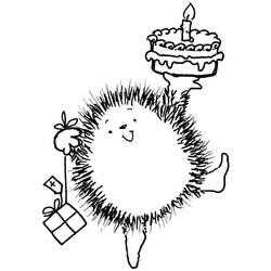 Coloriage Hérisson (Animaux) #190583 à imprimer et colorier