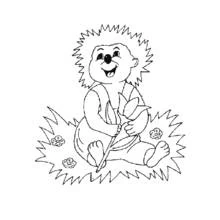 Coloriage Hérisson (Animaux) #8247 à imprimer et colorier