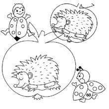 Coloriage Hérisson (Animaux) #8258 à imprimer et colorier