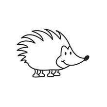 Coloriage Hérisson (Animaux) #8318 à imprimer et colorier