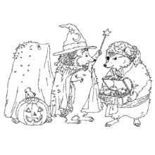 Coloriage Hérisson (Animaux) #8348 à imprimer et colorier