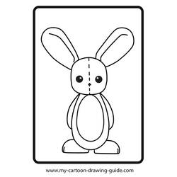 Coloriage Lapin (Animaux) #9537 à imprimer et colorier