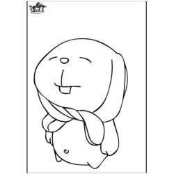 Coloriage Marmotte (Animaux) #11014 à imprimer et colorier