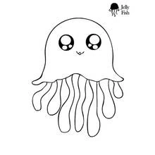 Méduse - Coloriages gratuits à imprimer