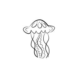 Coloriage Méduse (Animaux) #20433 à imprimer et colorier