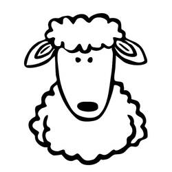 Coloriage Mouton (Animaux) #11470 à imprimer et colorier