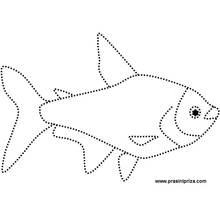 Coloriage Poisson (Animaux) #17205 à imprimer et colorier