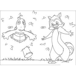 Coloriage Raton laveur (Animaux) #20070 à imprimer et colorier