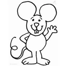 Coloriage Souris (Animaux) #13986 à imprimer et colorier