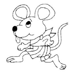 Coloriage Souris (Animaux) #14026 à imprimer et colorier