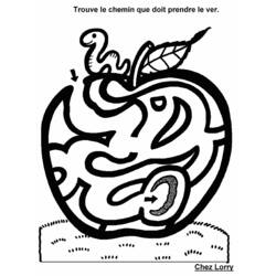 Coloriage Ver de terre (Animaux) #18801 à imprimer et colorier