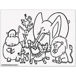 Coloriage Zoo (Animaux) #12812 à imprimer et colorier