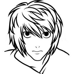 Coloriage Death Note (Animé et Manga) #183138 à imprimer et colorier