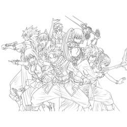 Fairy Tail - Coloriages gratuits à imprimer