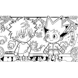 Coloriage Hunter x Hunter (Animé et Manga) #201130 à imprimer et colorier