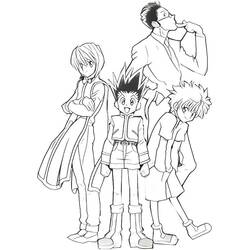 Coloriage Hunter x Hunter (Animé et Manga) #201209 à imprimer et colorier