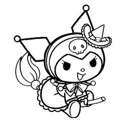 Coloriage Kuromi (Animé et Manga) #219564 à imprimer et colorier