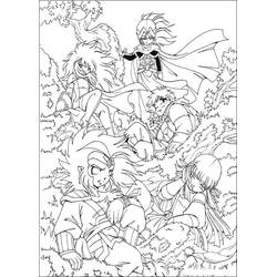 Les Légendaires - Coloriages gratuits à imprimer