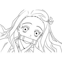 Coloriage Nezuko (Animé et Manga) #182837 à imprimer et colorier
