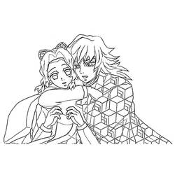 Shinobu Kocho - Coloriages gratuits à imprimer