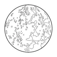 Coloriage Planete (Système Solaire) (Apprentissage et Éducation) #157633 à imprimer et colorier