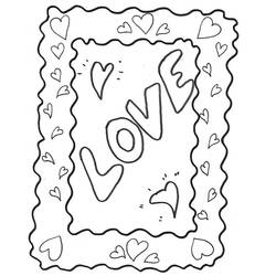 Coloriage Amour (Autres) #88581 à imprimer et colorier