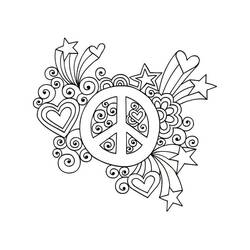 Coloriage Paix (Autres) #210625 à imprimer et colorier