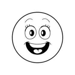 Coloriage Smiley (Autres) #115970 à imprimer et colorier