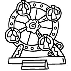 Coloriage Parc d’attractions (Bâtiments et Architecture) #210887 à imprimer et colorier