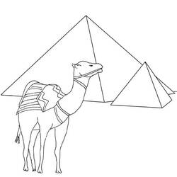 Coloriage Pyramide (Bâtiments et Architecture) #190978 à imprimer et colorier